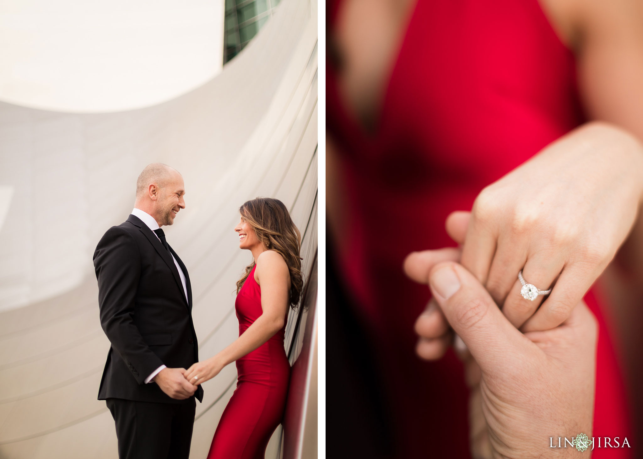 02 walt disney concert hall los angeles engagement photography