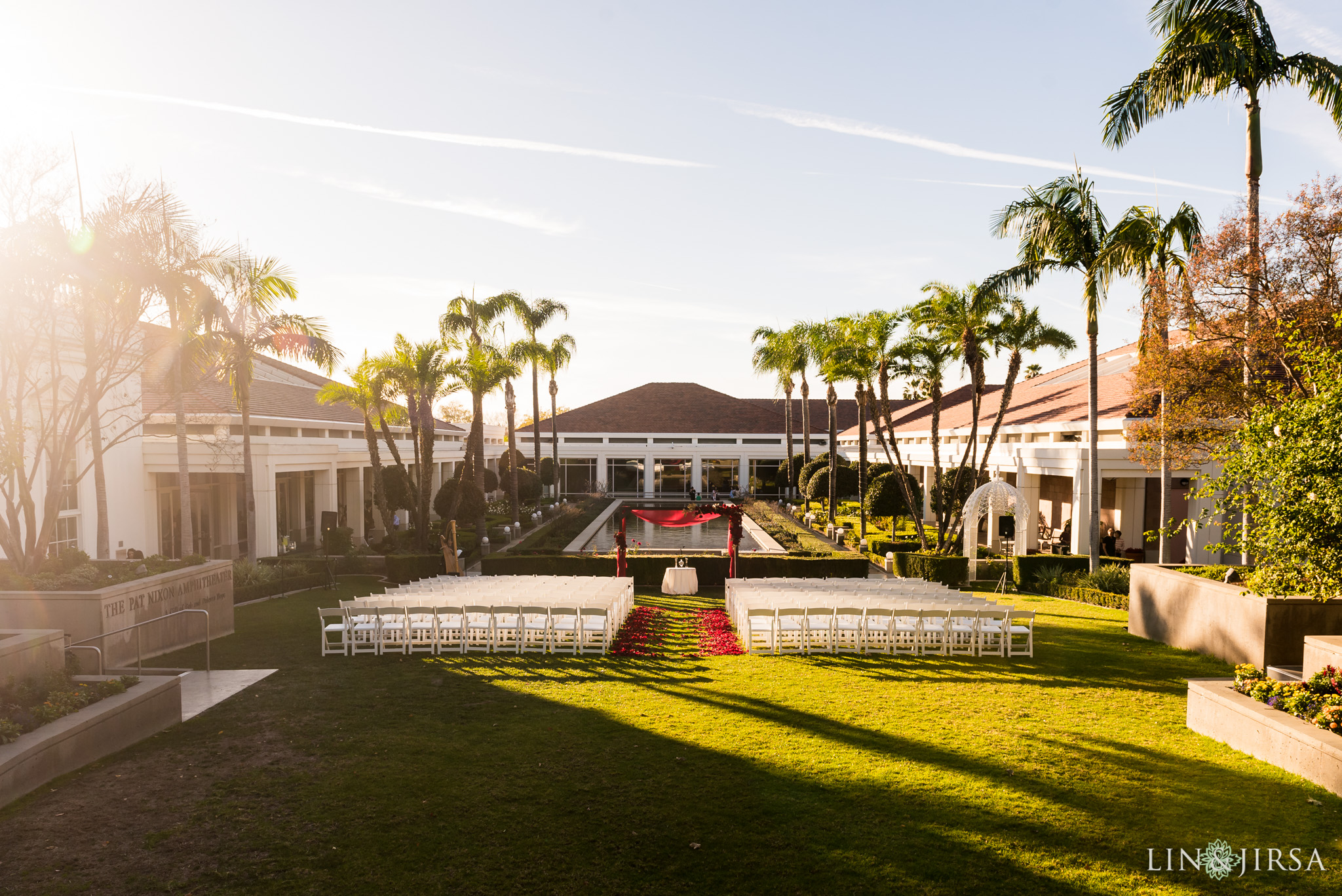 10 richard nixon library wedding ceremony photography