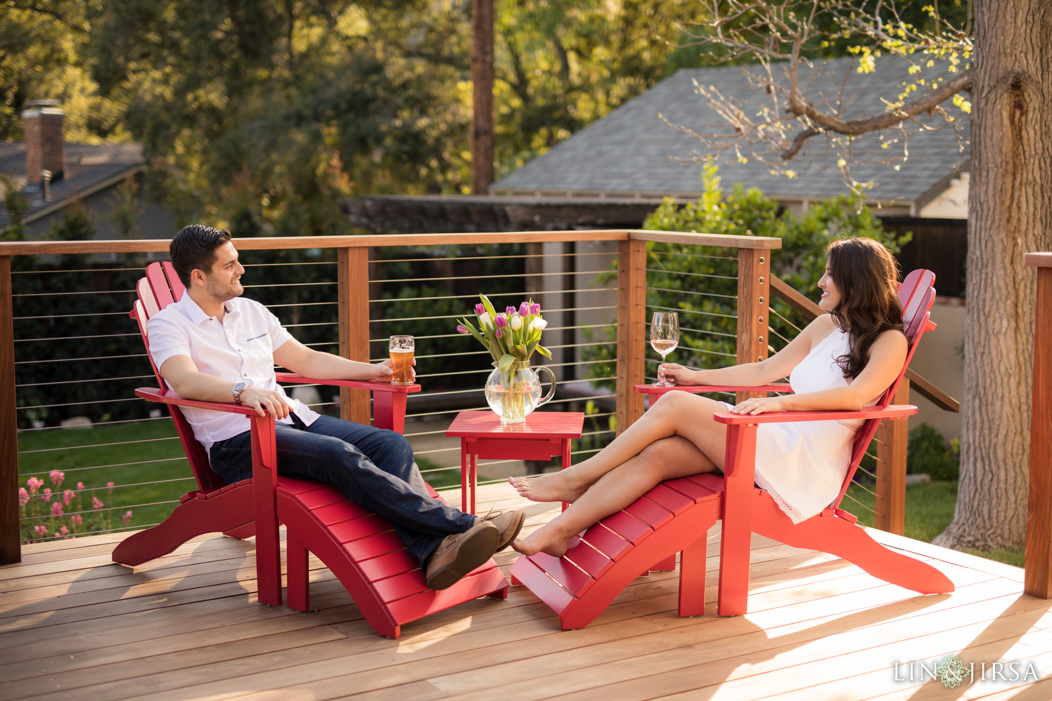 16 los angeles country home engagement photography