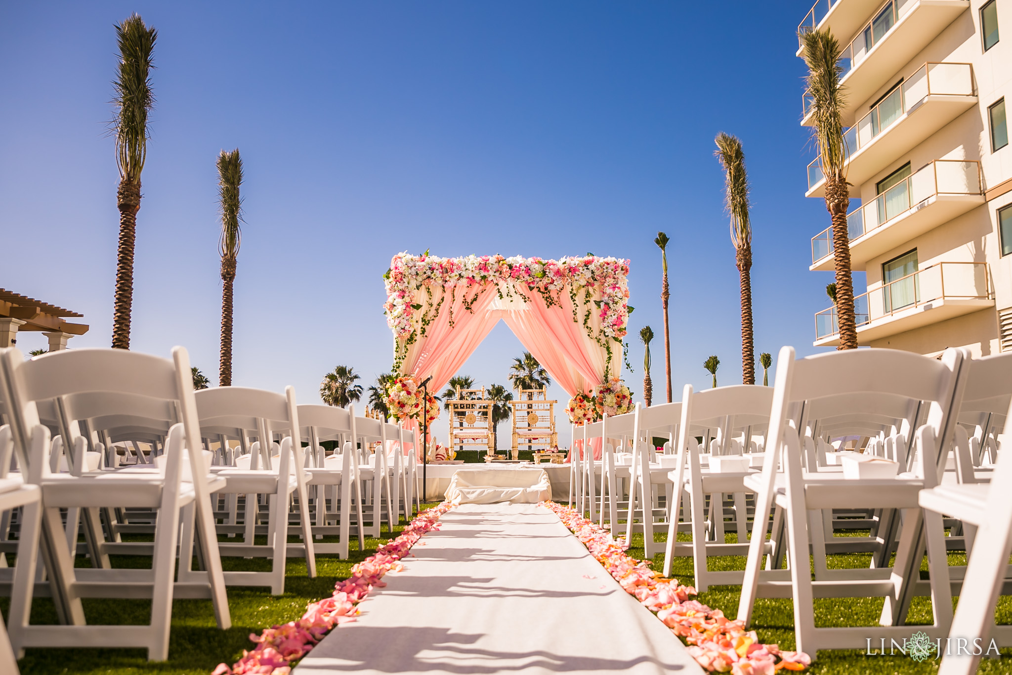 24 hilton waterfront huntington beach indian wedding ceremony photography