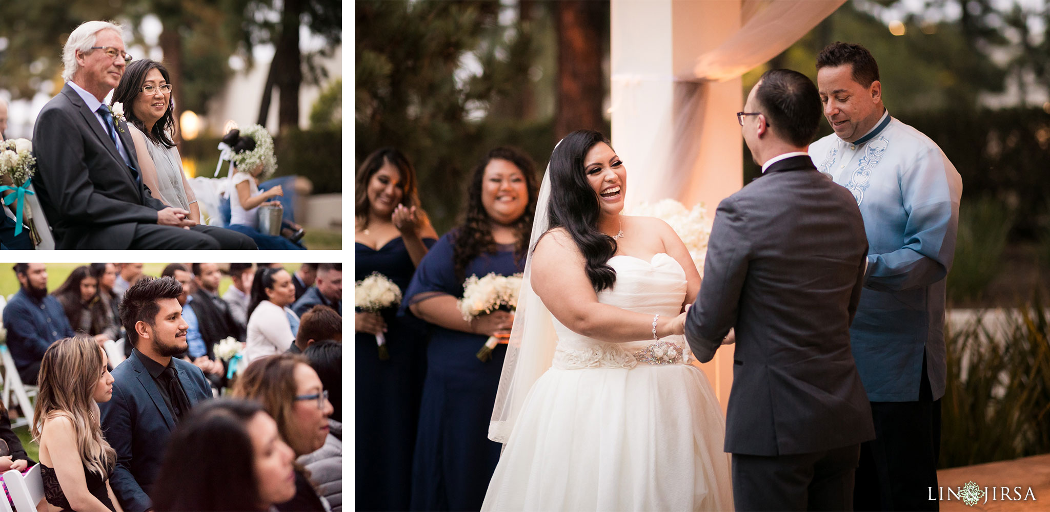 24 turnip rose promenade orange county wedding ceremony photography