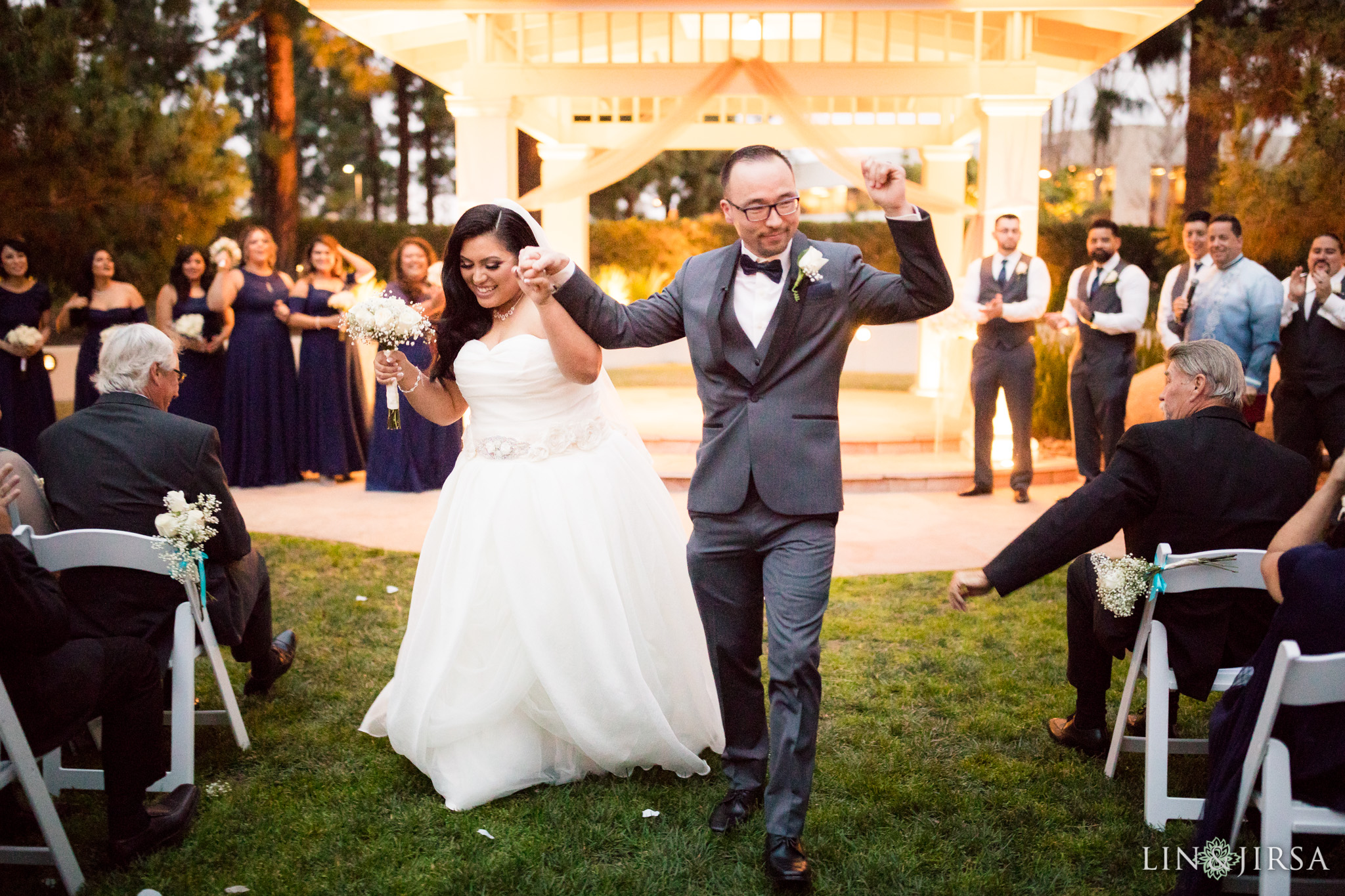 26 turnip rose promenade orange county wedding ceremony photography