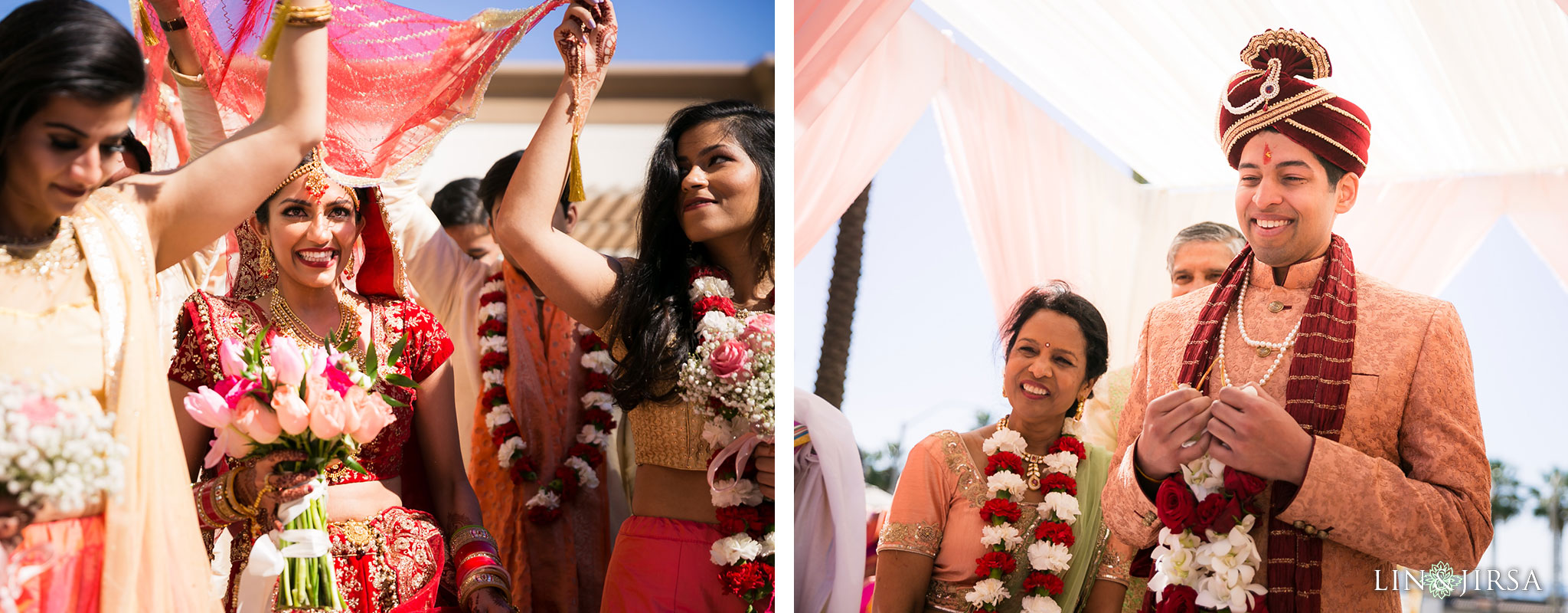 27 hilton waterfront huntington beach indian wedding ceremony photography