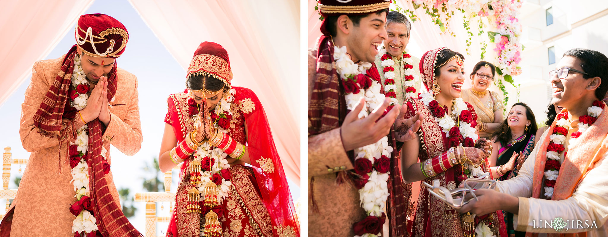 34 hilton waterfront huntington beach indian wedding ceremony photography