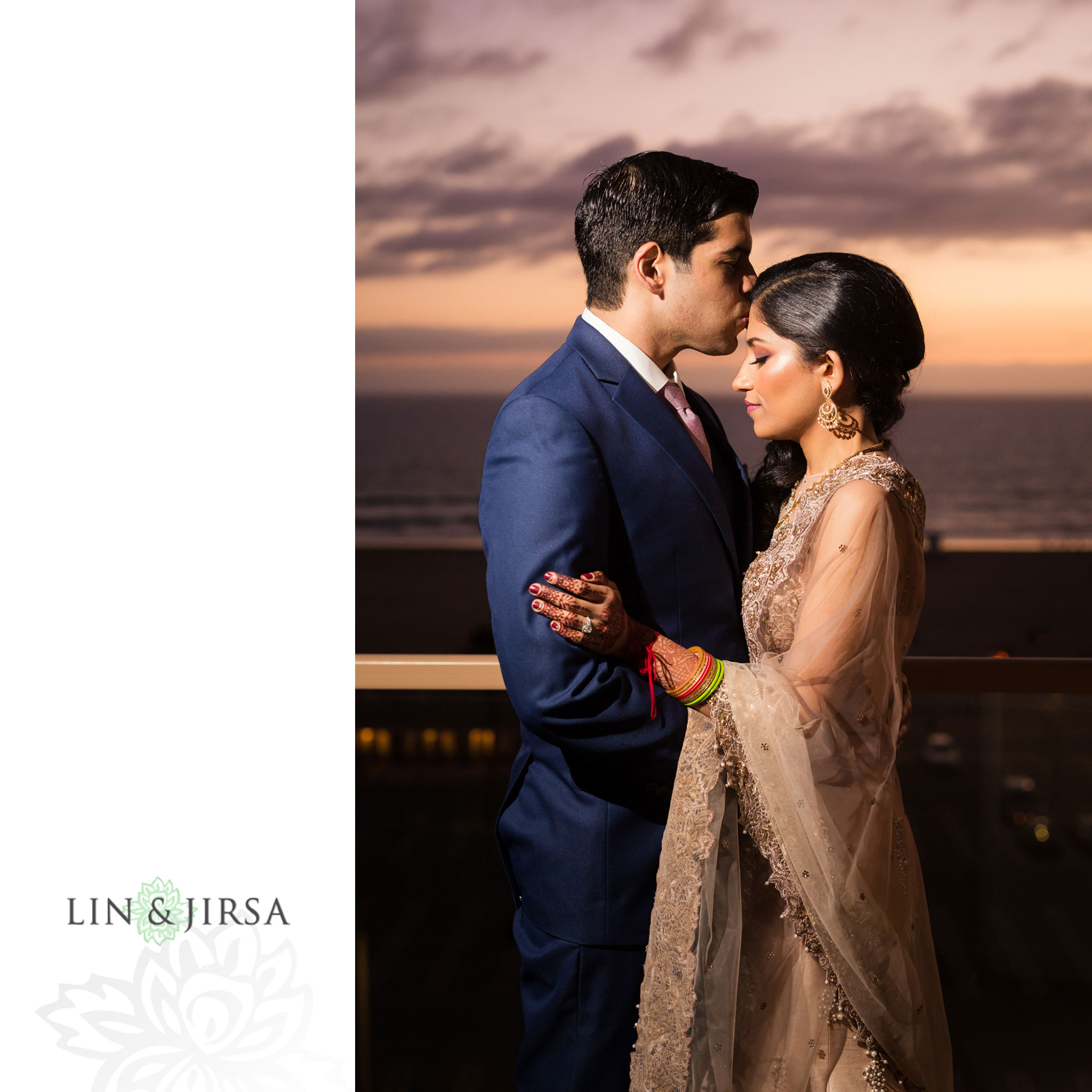 44 hilton waterfront huntington beach indian wedding sunset photography