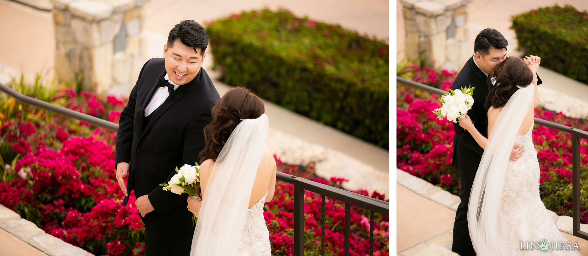 11 trump national golf club rancho palos verdes wedding first look photography