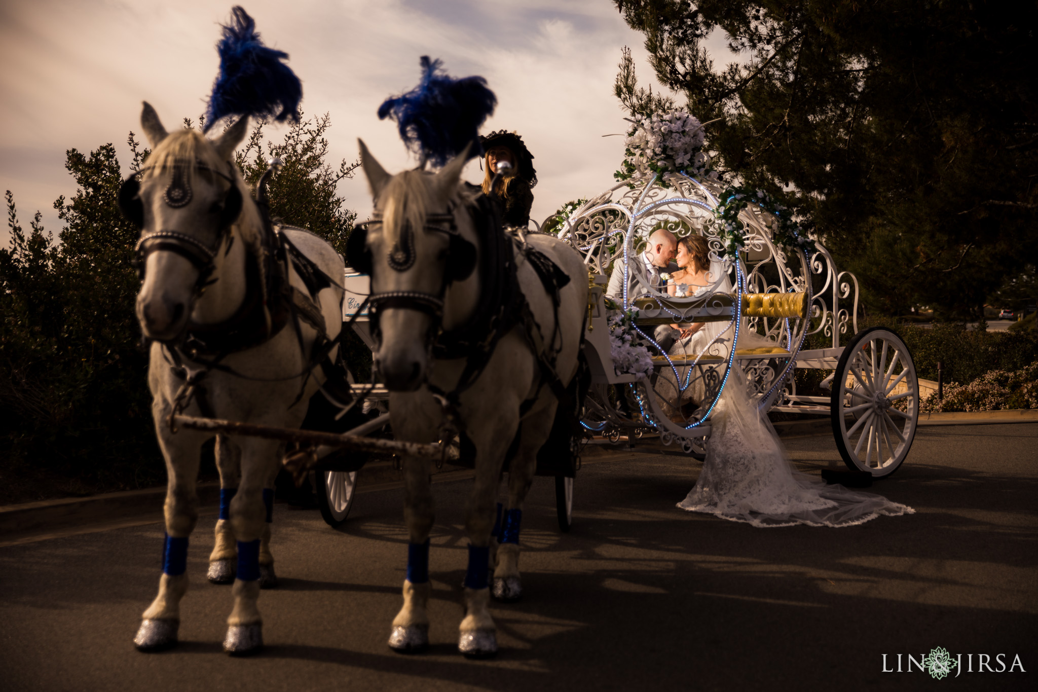 15 pelican hill resort orange county wedding horse carriage photography