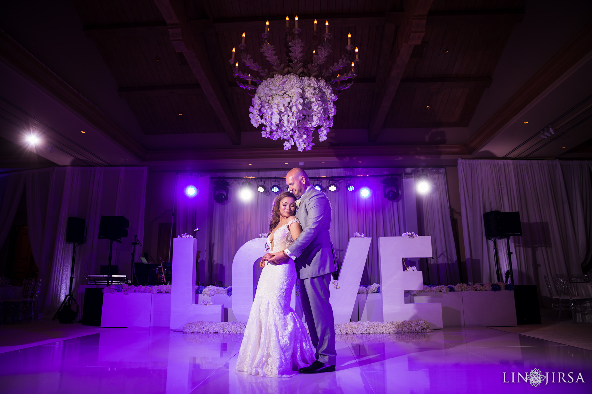 32 pelican hill resort orange county wedding reception photography