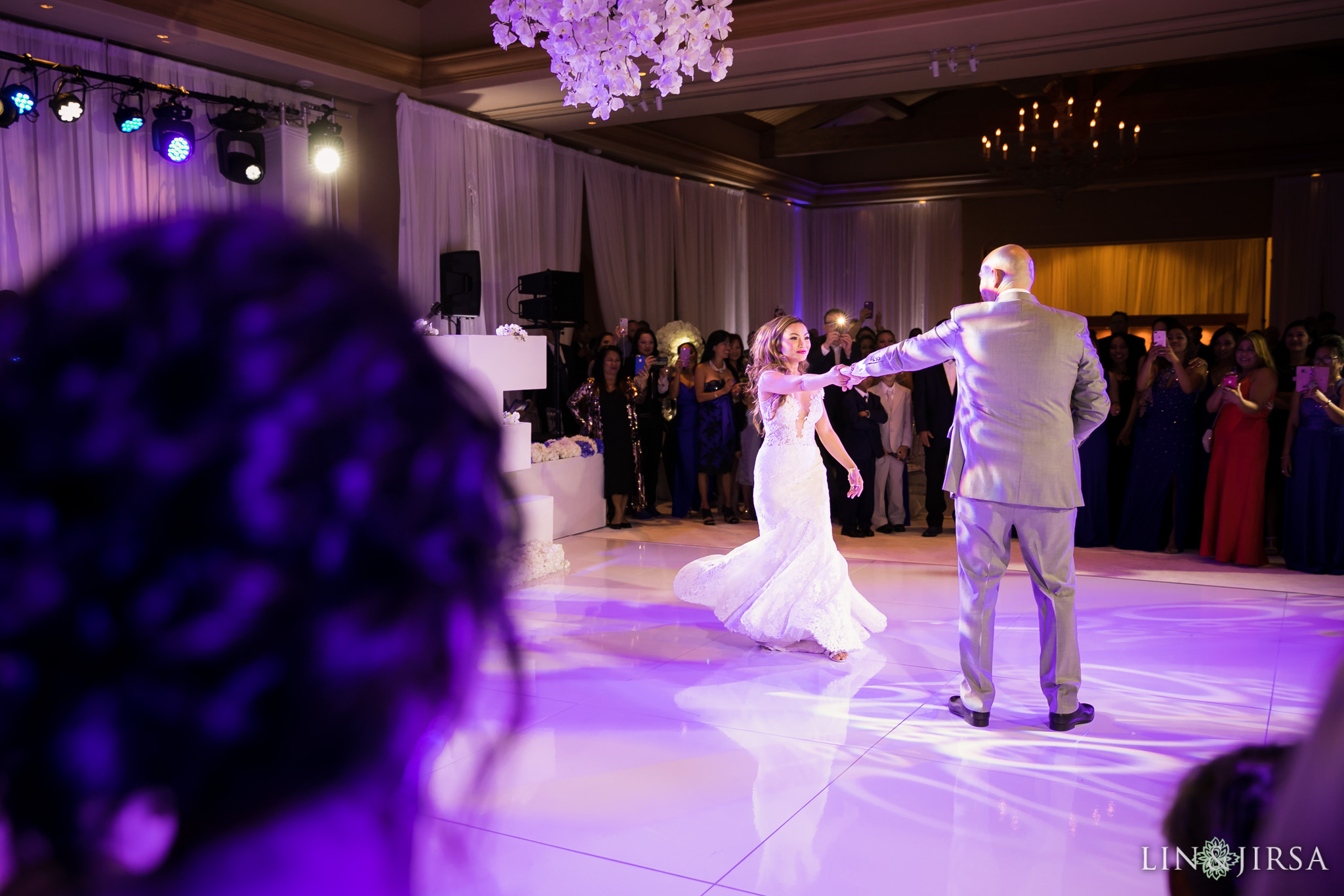 33 pelican hill resort orange county wedding reception photography