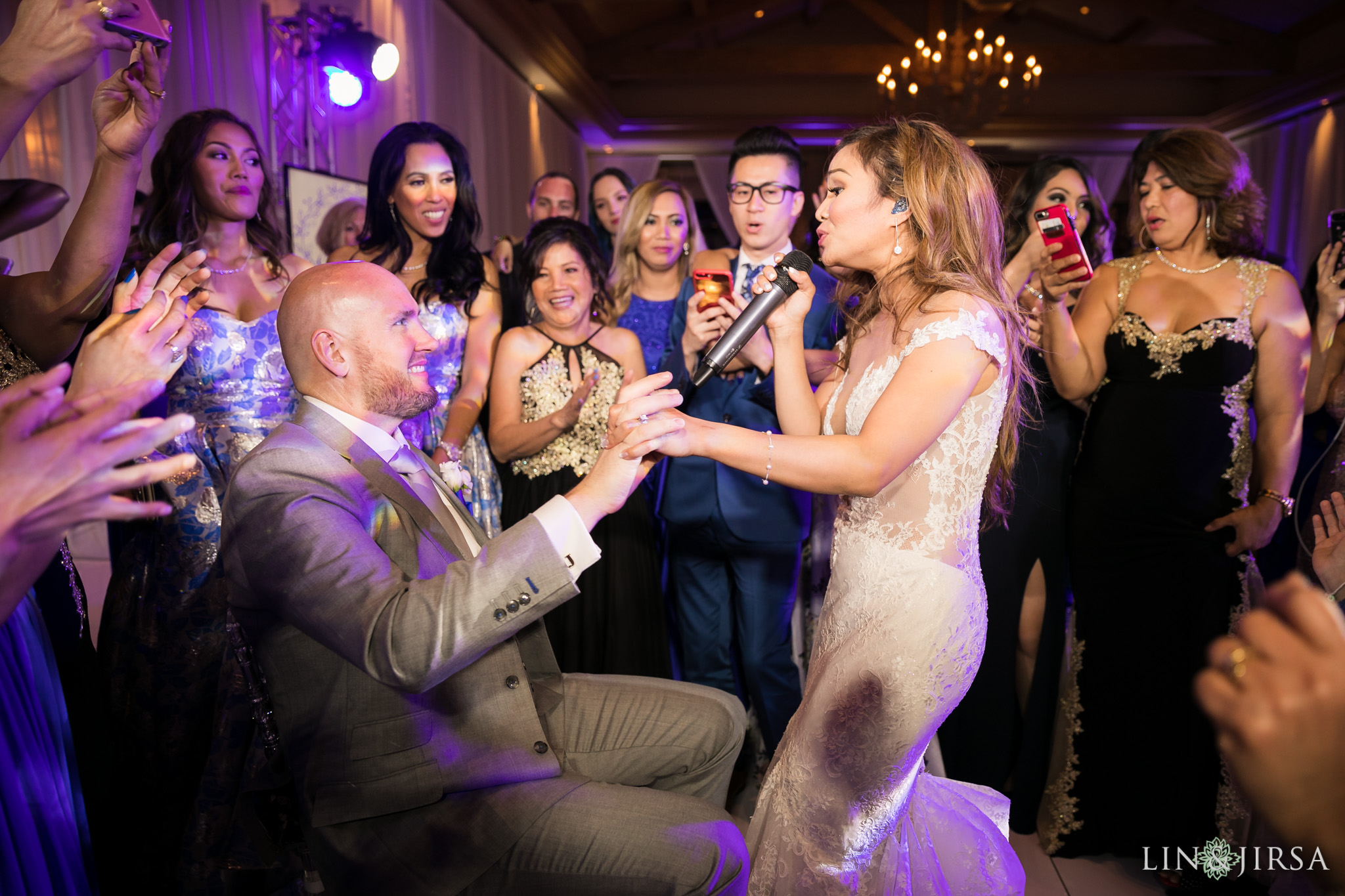 36 pelican hill resort orange county wedding reception photography