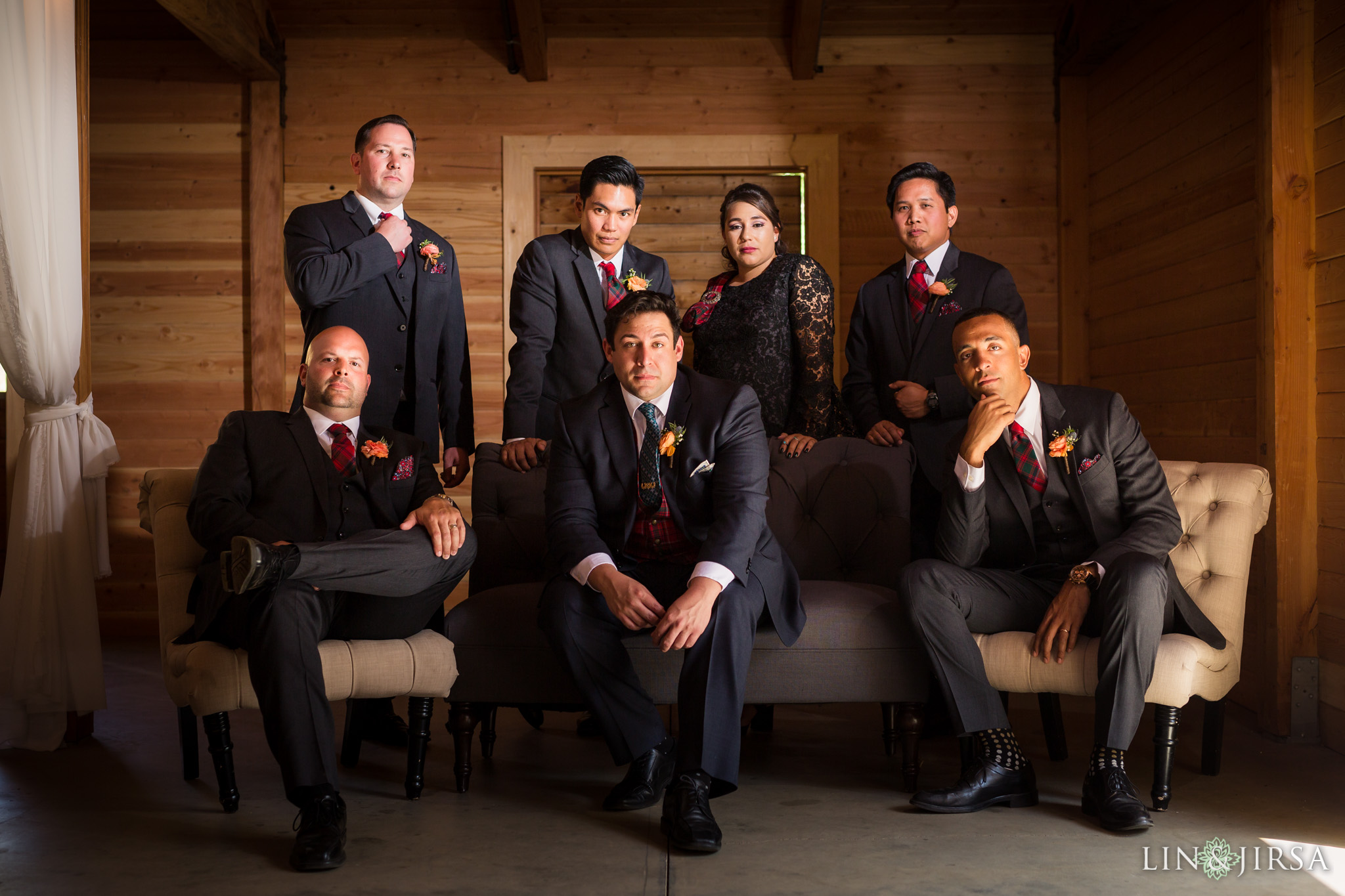 10 serendipity gardens oak glen groomsmen wedding photography