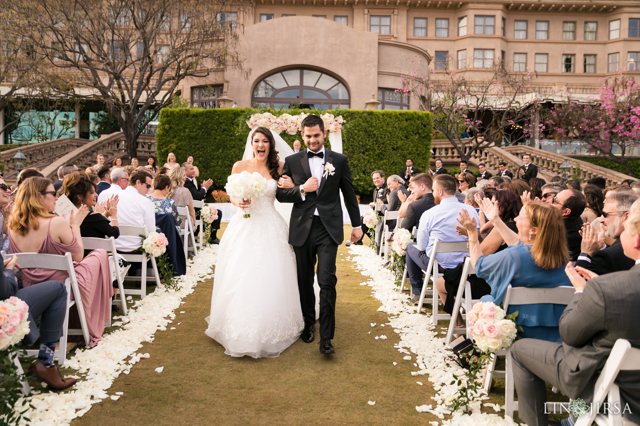 27 langham huntington pasadena wedding ceremony photography