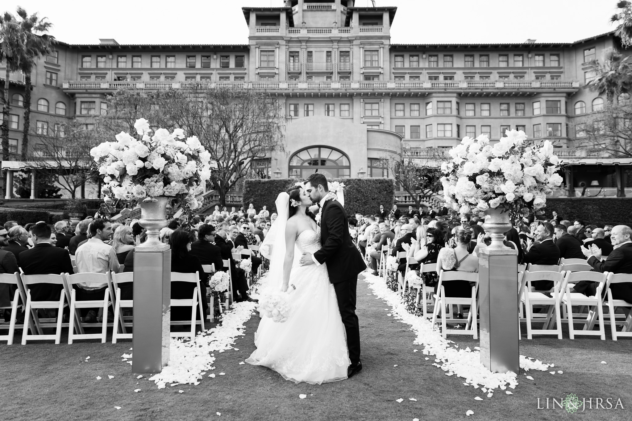 28 langham huntington pasadena wedding ceremony photography