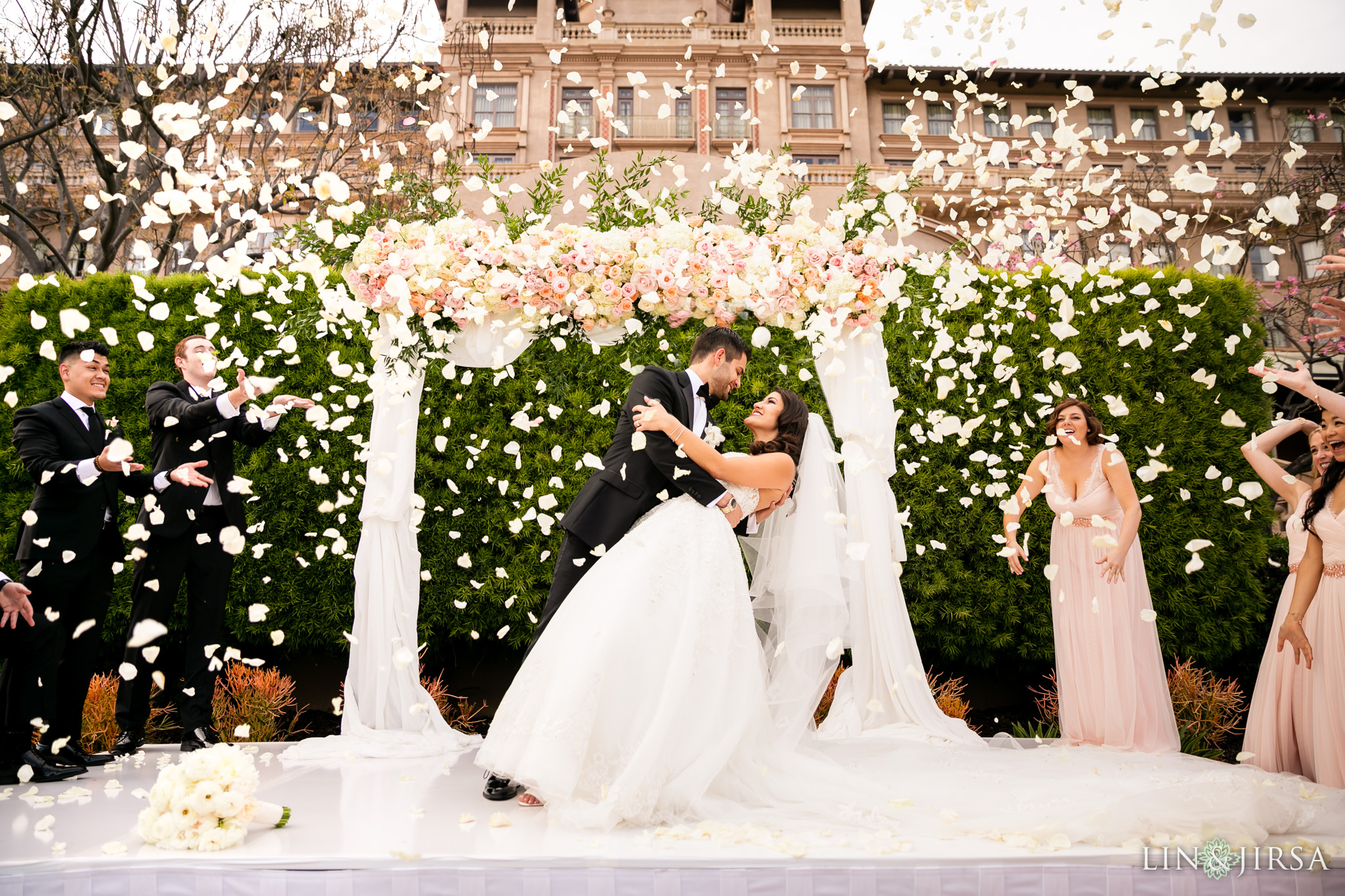 29 langham huntington pasadena wedding ceremony photography