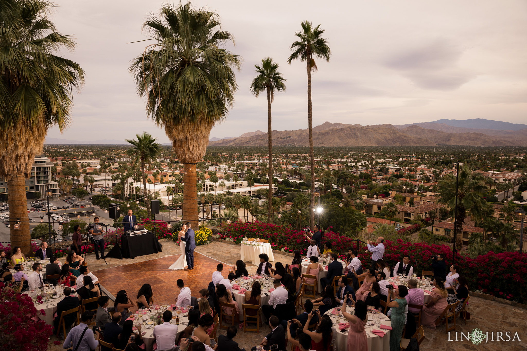 29 odonnell house palm springs wedding reception photography