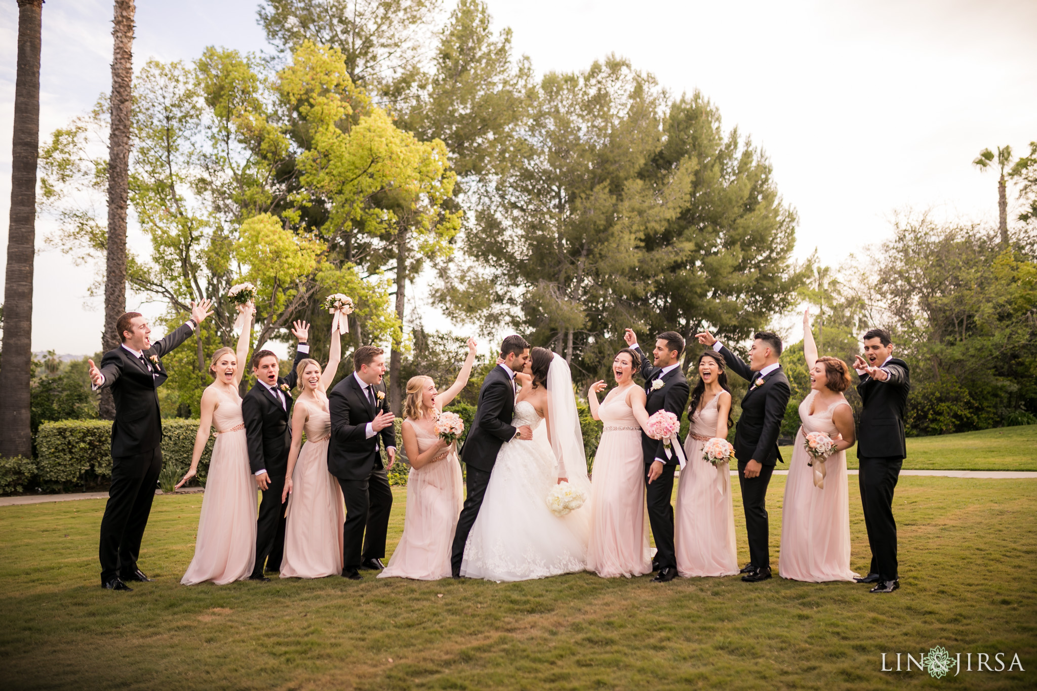 30 langham huntington pasadena wedding party photography