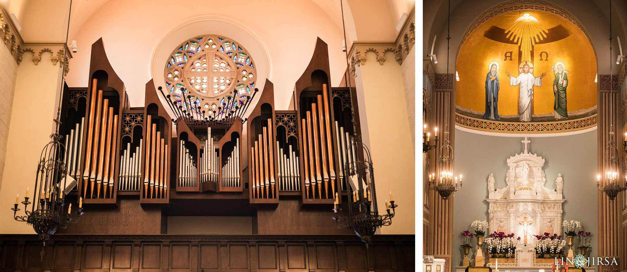 36 stmonica catholic church santa monica wedding ceremony photography