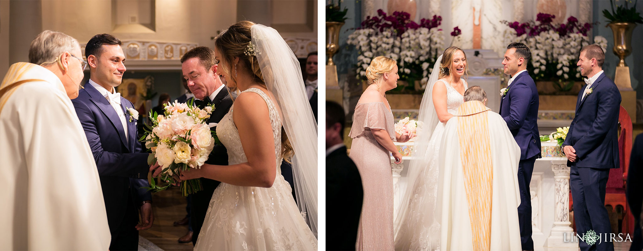 38 stmonica catholic church santa monica wedding ceremony photography