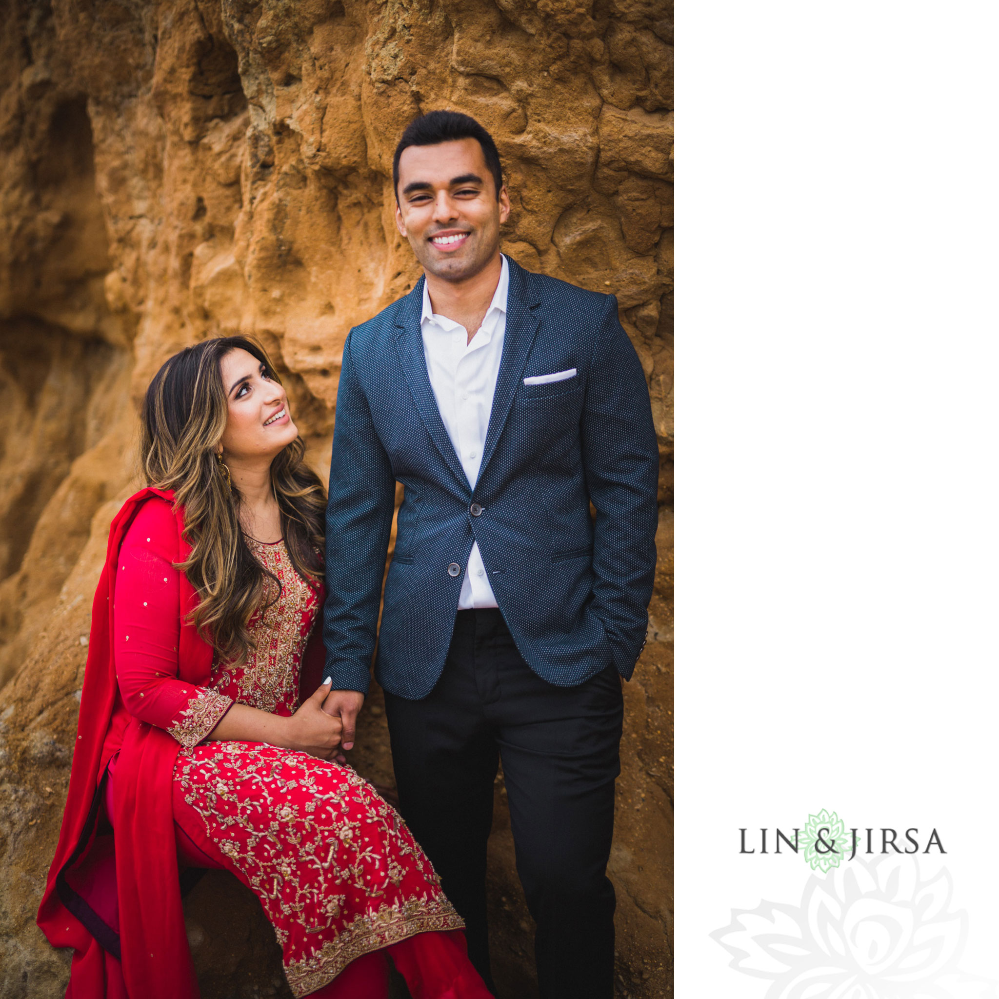 12 san diego beach pakistani engagement photography