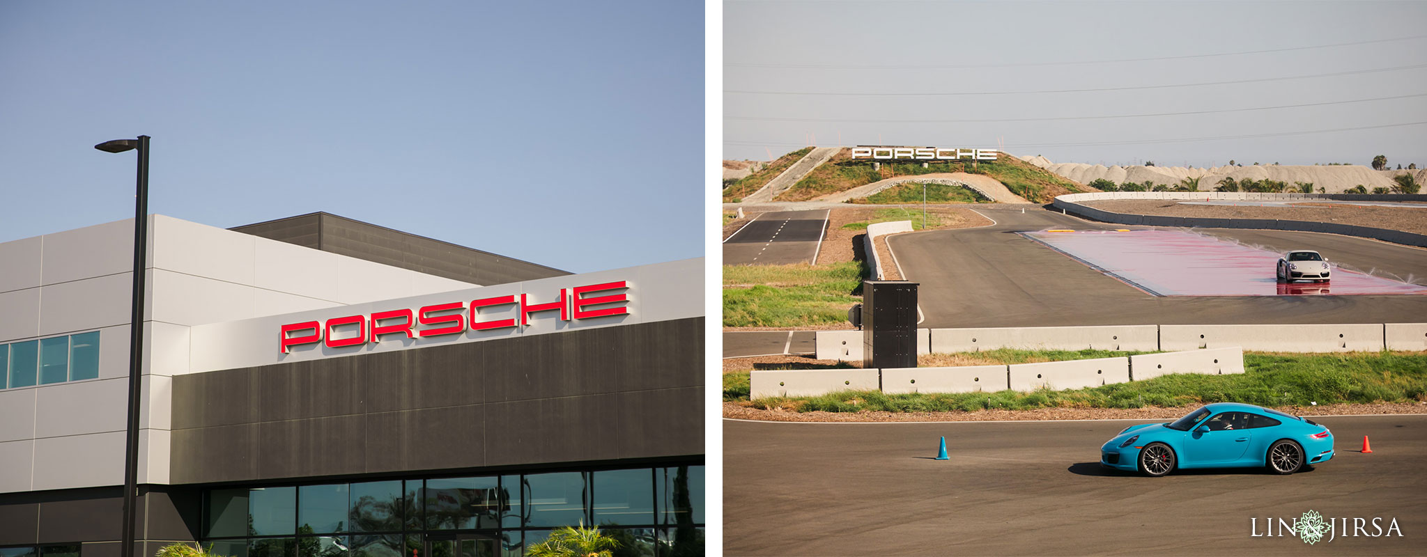 01 porsche experience center los angeles engagement photography