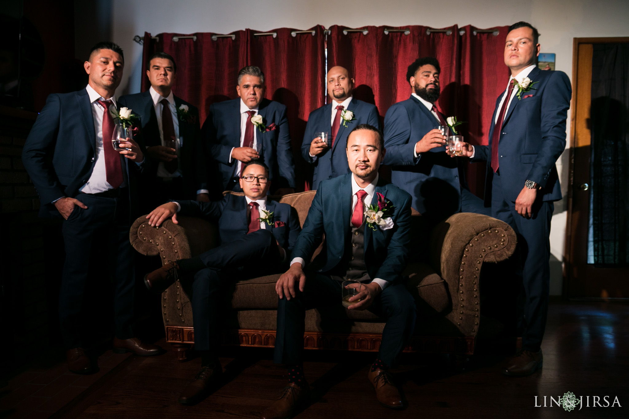 10 orange county groomsmen wedding photography