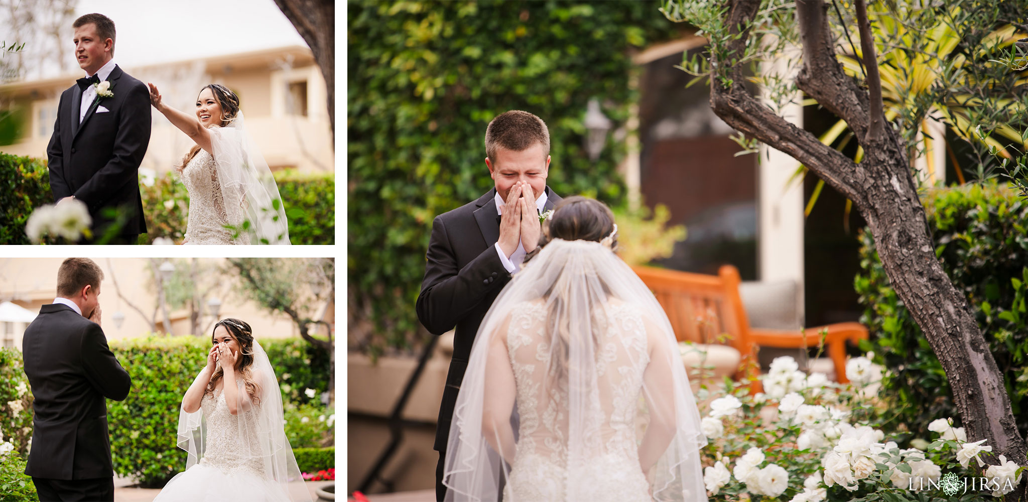 13 surf and sand resort laguna beach first look wedding photography