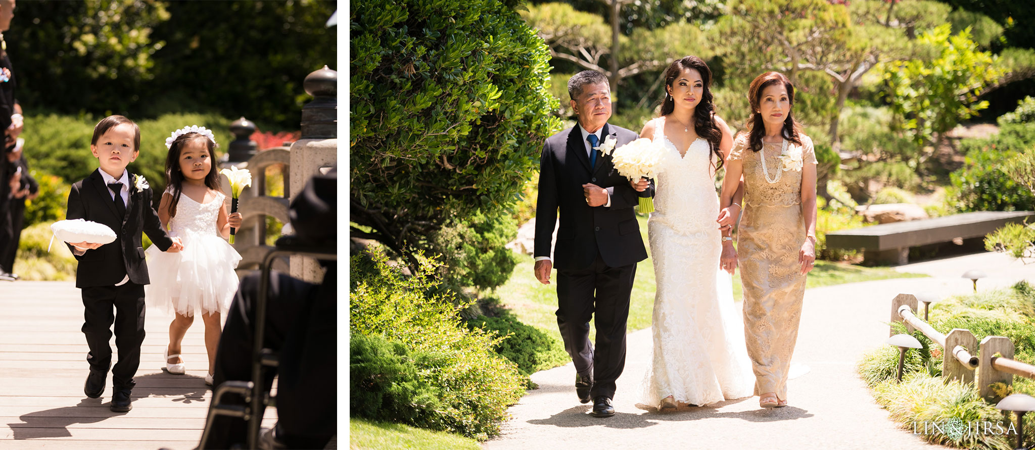 16 earl burns miller japanese gardens long beach wedding ceremony photography