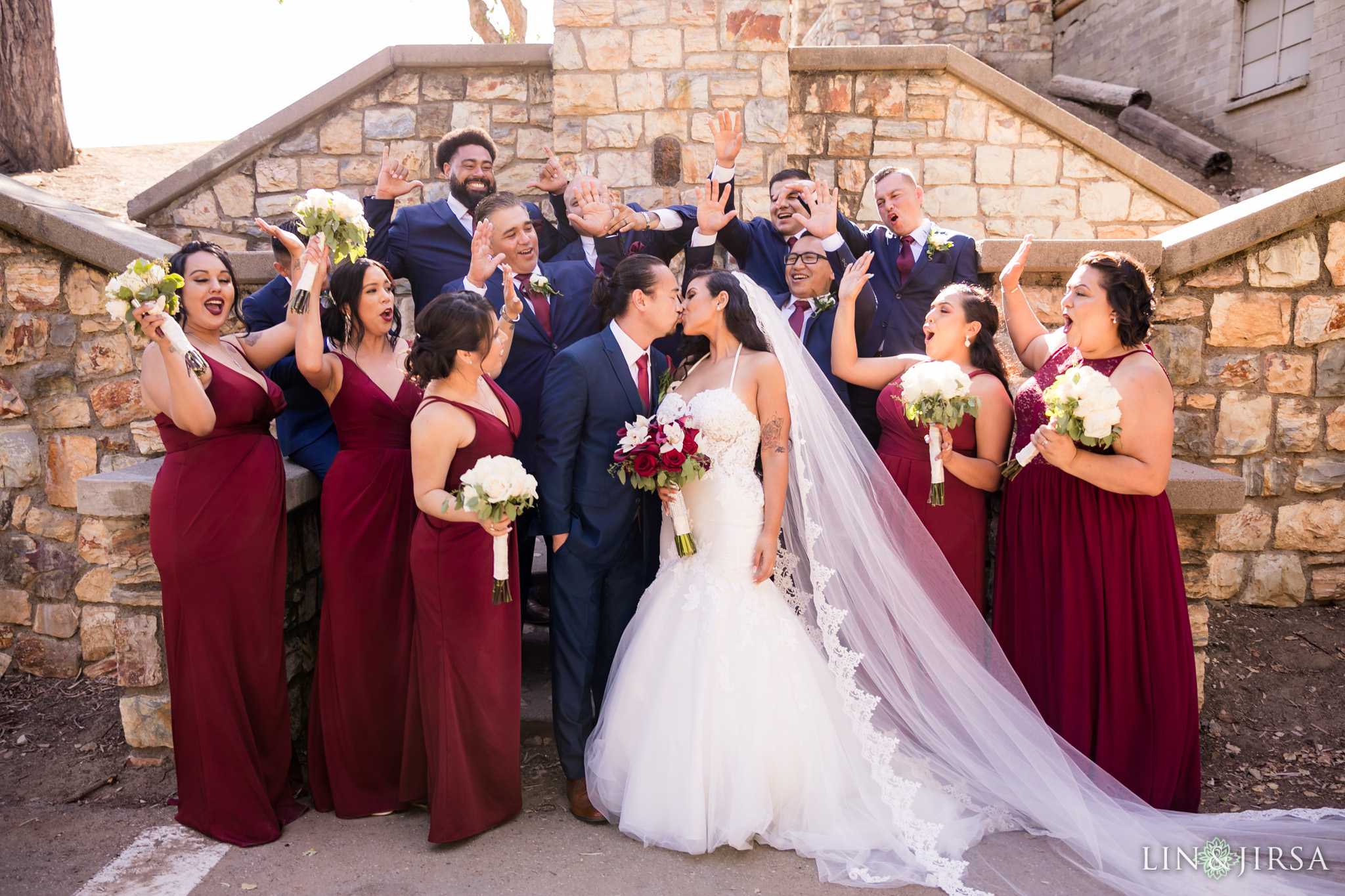 17 orange county wedding party photography