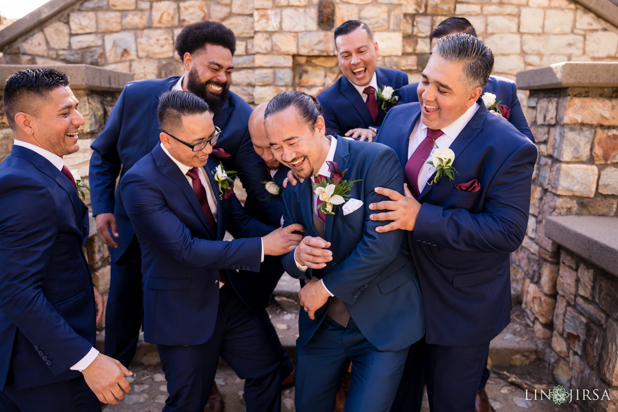 19 orange county wedding party photography