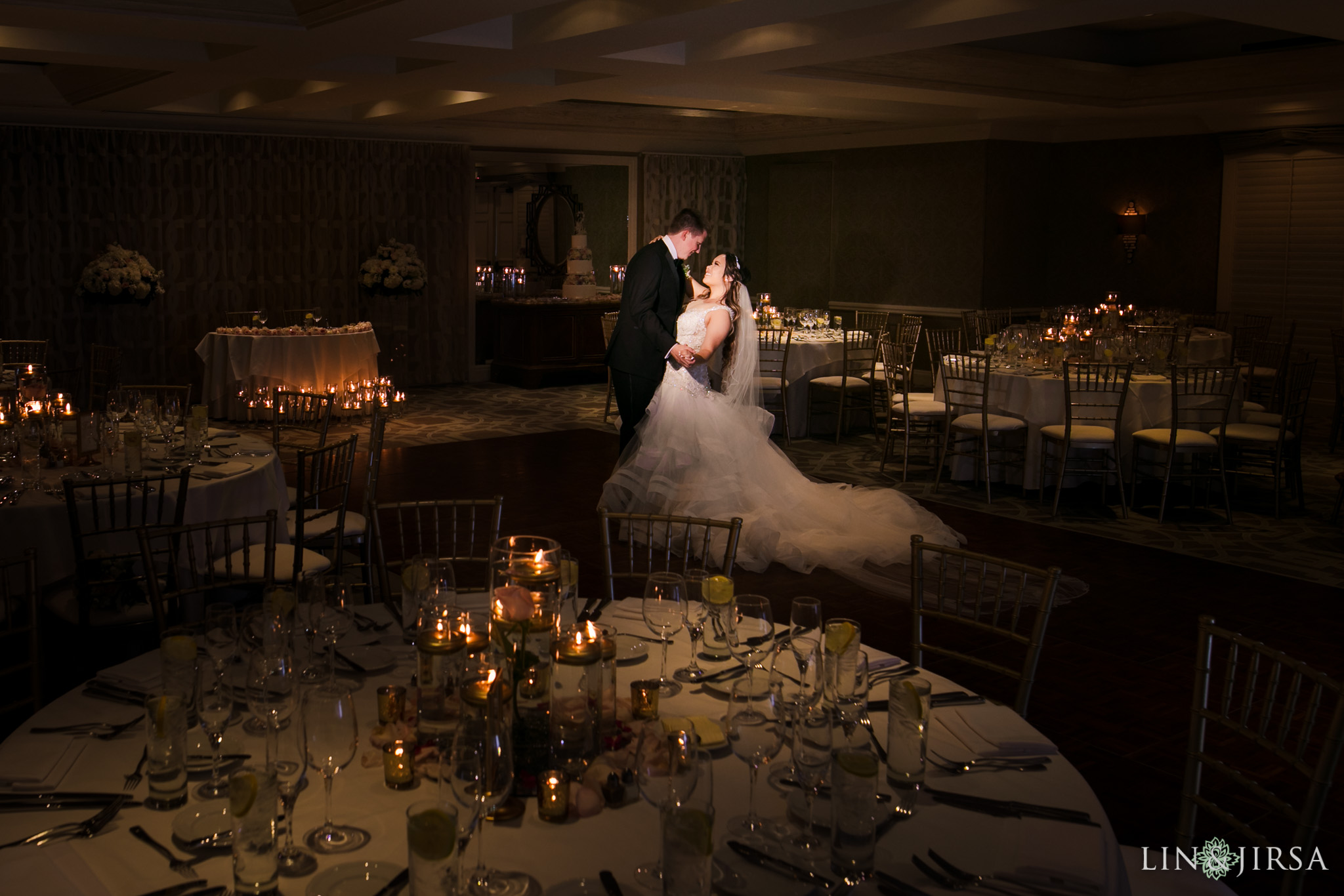 27 surf and sand resort laguna beach wedding reception photography