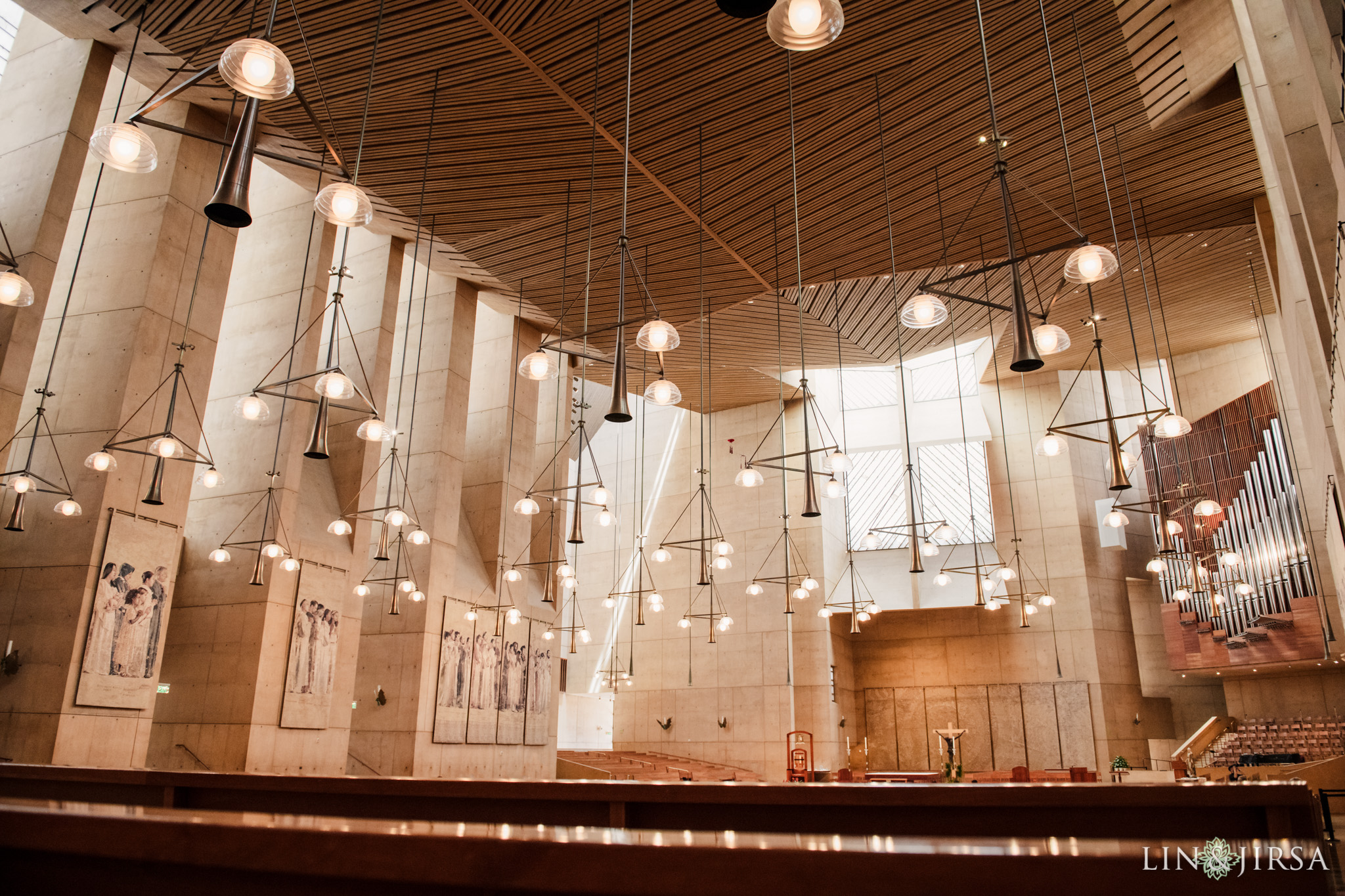 019 cathedral of our lady of angels los angeles wedding ceremony photography