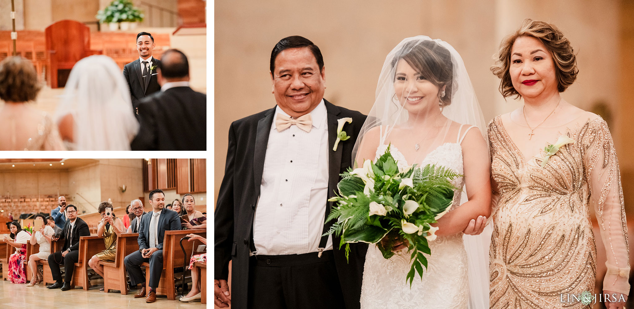 021 cathedral of our lady of angels los angeles wedding ceremony photography