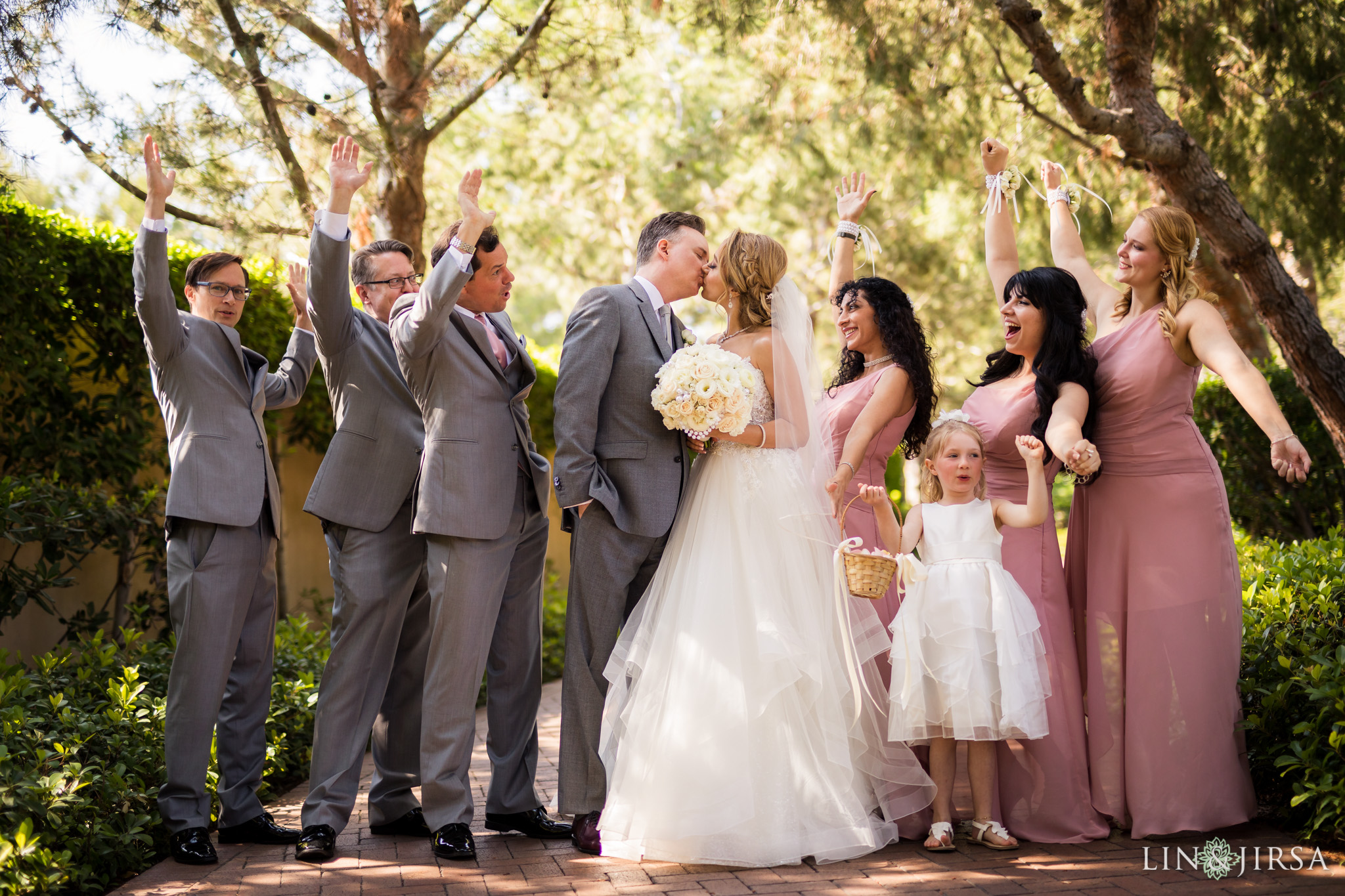 16 pelican hill resort newport coast wedding party photography