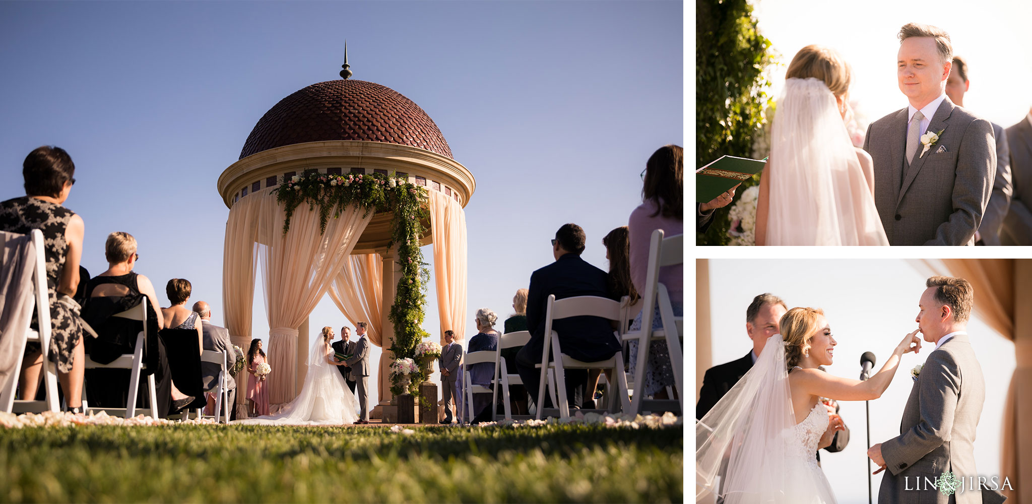 21 pelican hill resort newport coast wedding ceremony photography