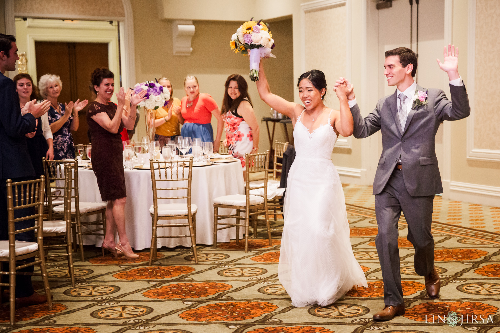 027 hyatt regency huntington beach wedding reception photography