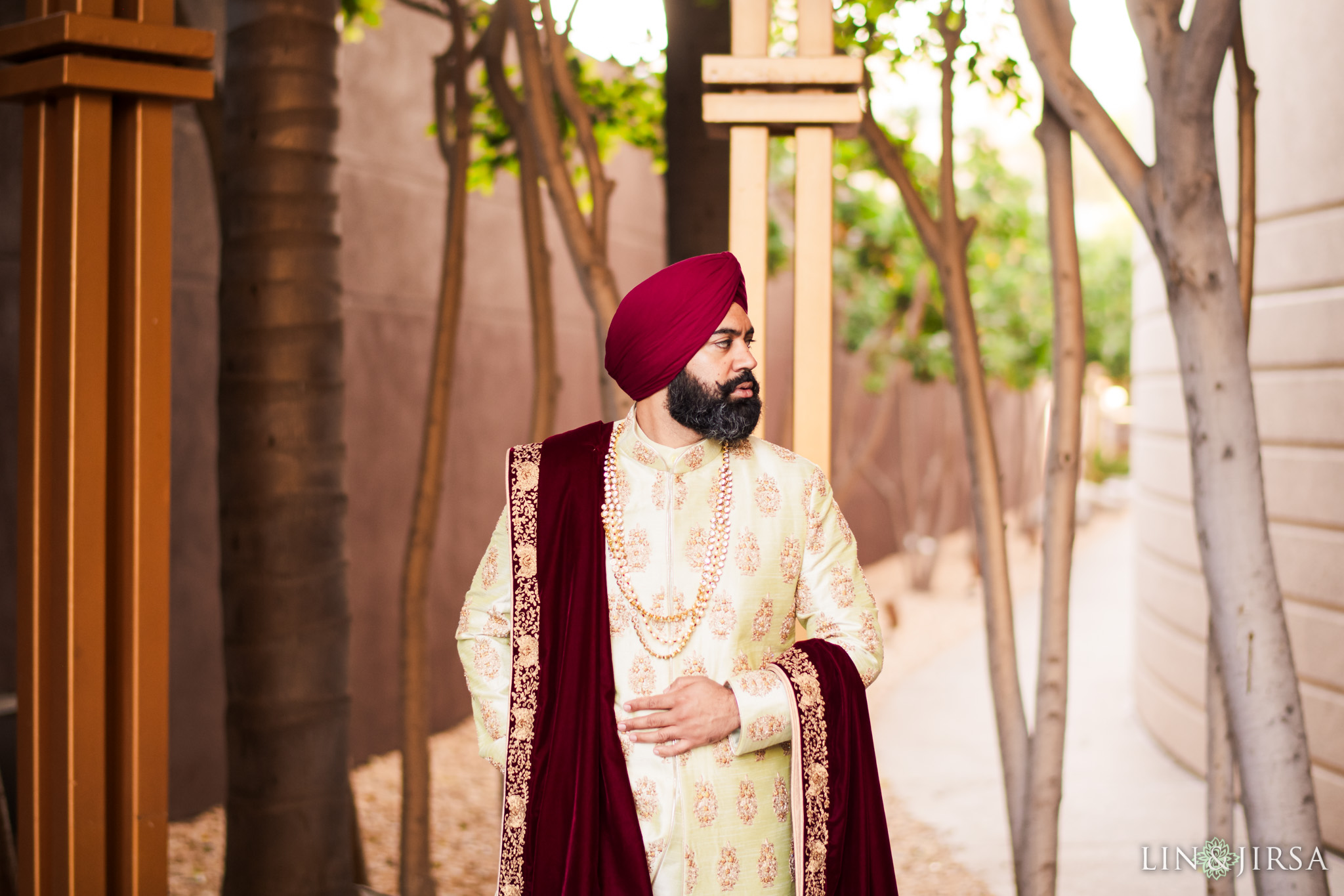 10 marina del rey marriott punjabi groom sikh turban wedding photography