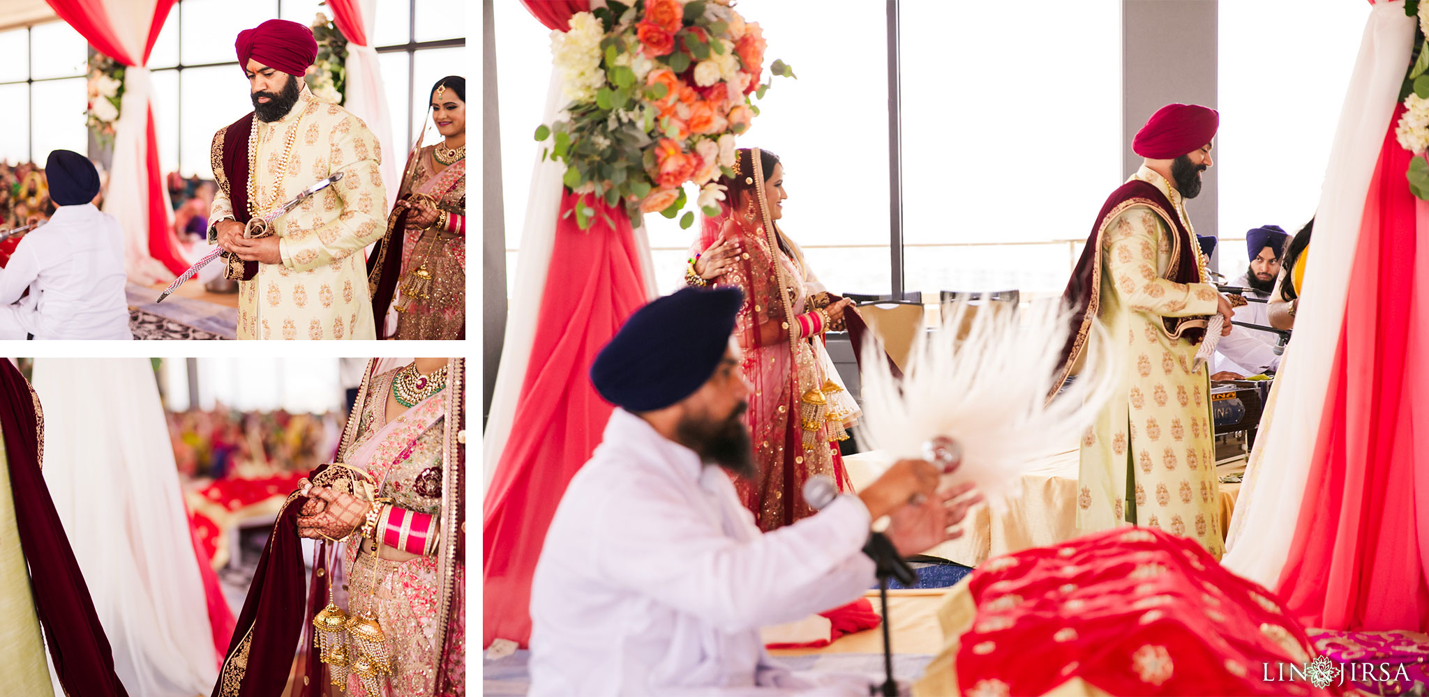 21 marina del rey marriott punjabi sikh ceremony photography