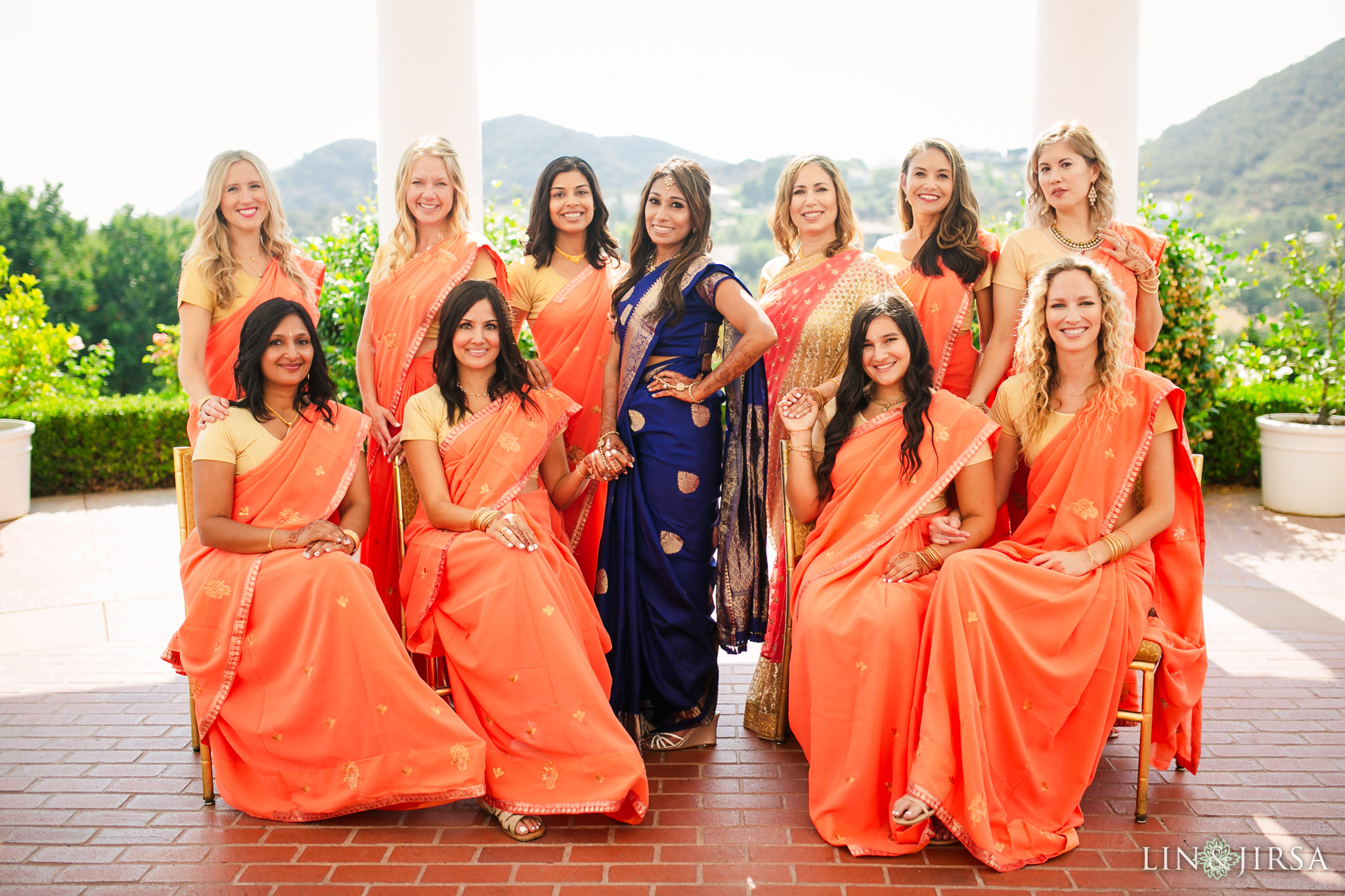 006 sherwood country club indian bridesmaids wedding photography