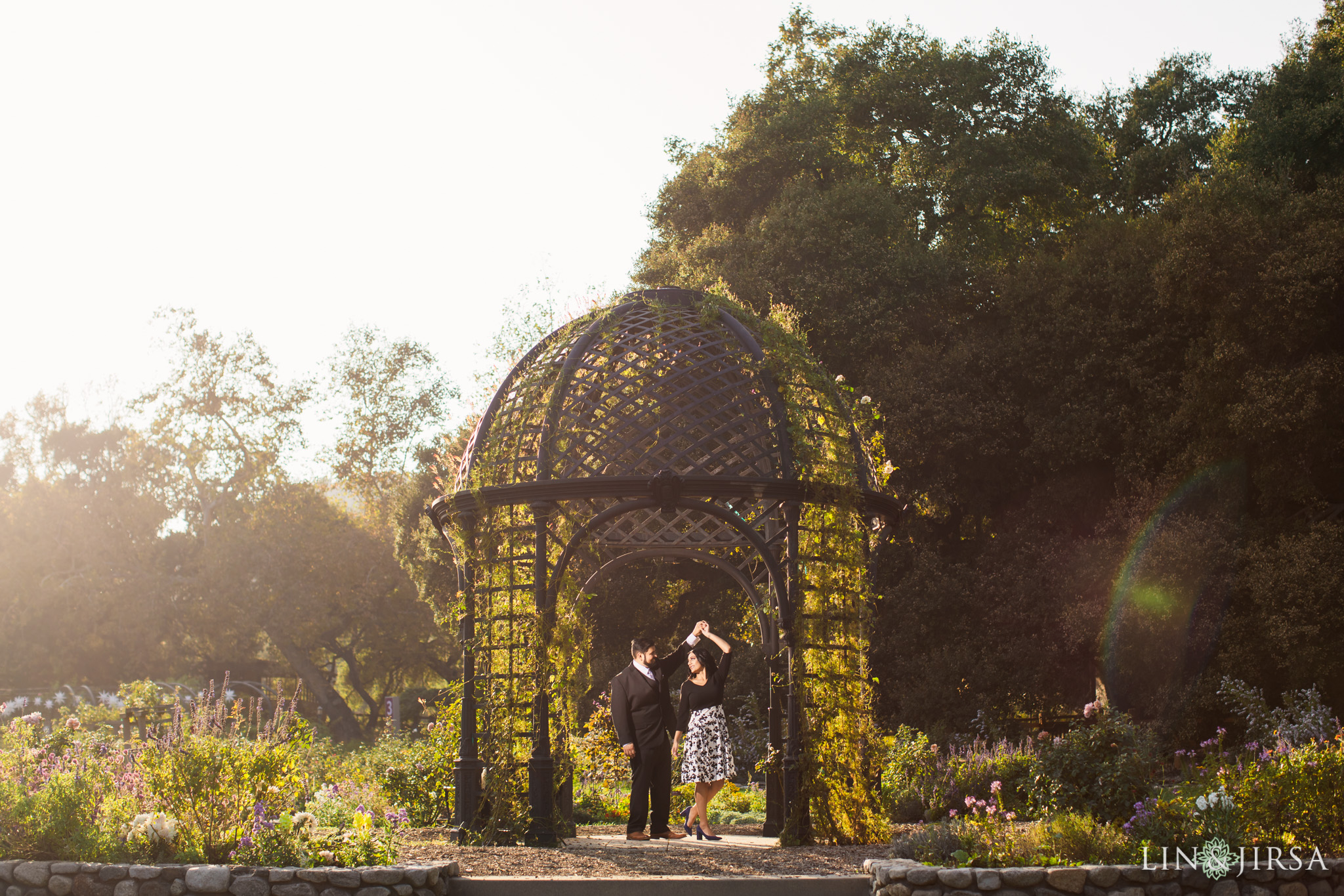 011 descanso gardens los angeles county engagement session