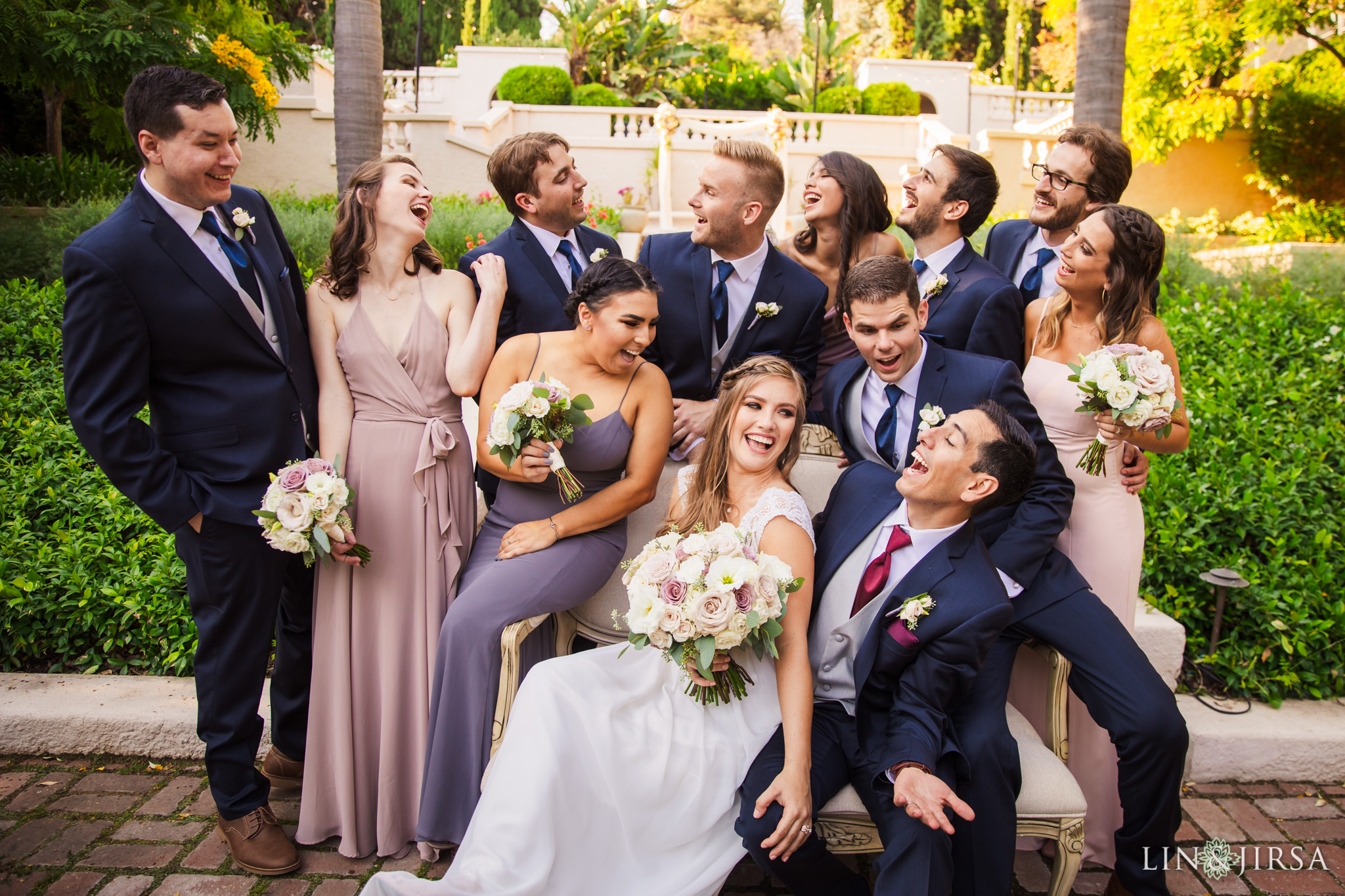 020 wattles mansion and gardens los angeles wedding party photography