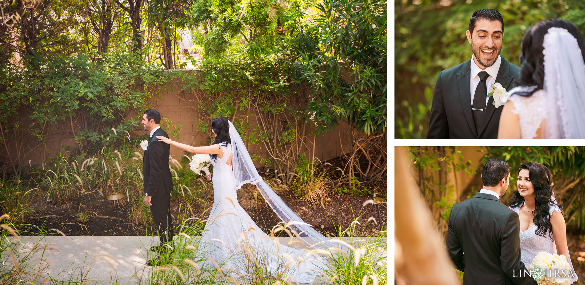 022 estancia la jolla hotel spa persian first look wedding photography