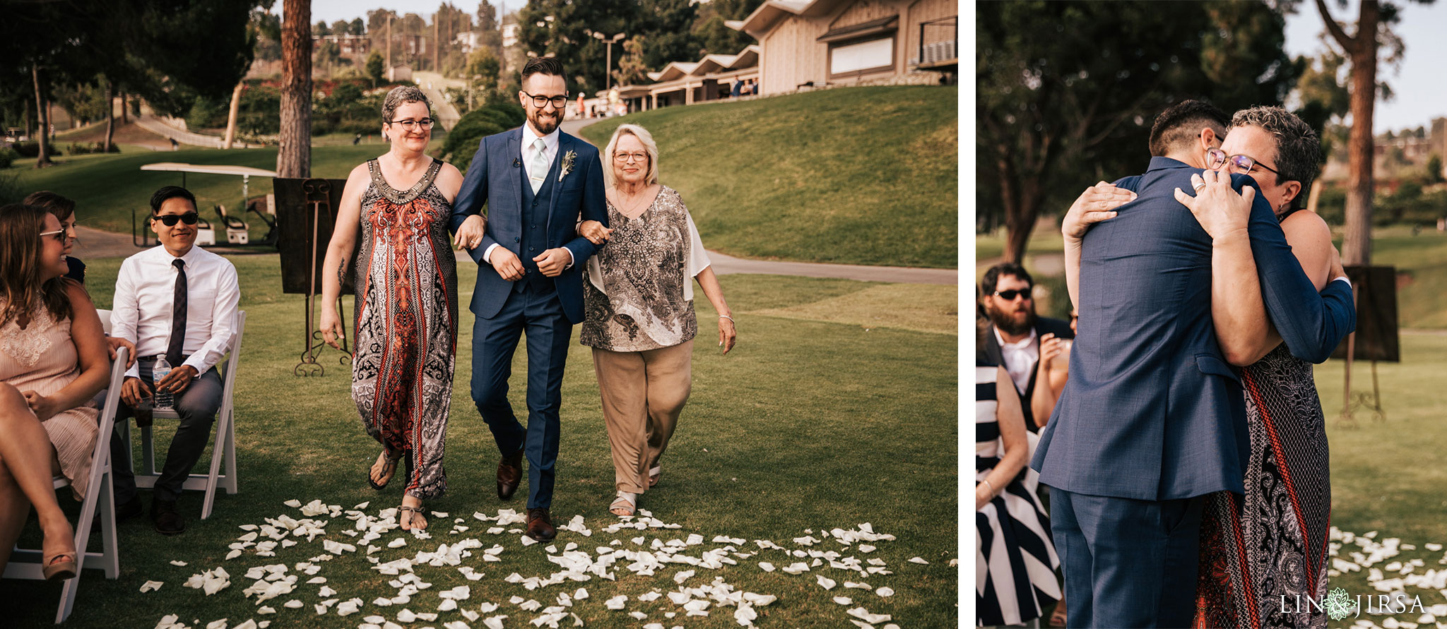 022 los verdes golf course wedding ceremony photography