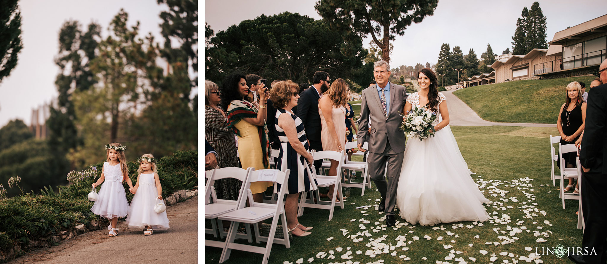 023 los verdes golf course wedding ceremony photography