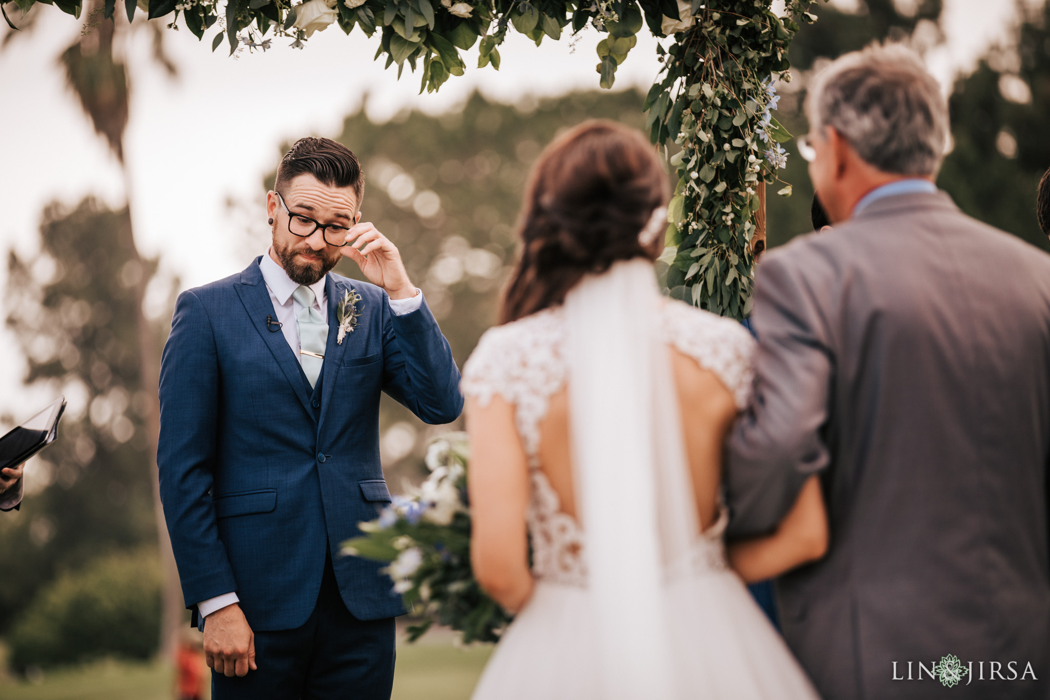 024 los verdes golf course wedding filmic ceremony photography