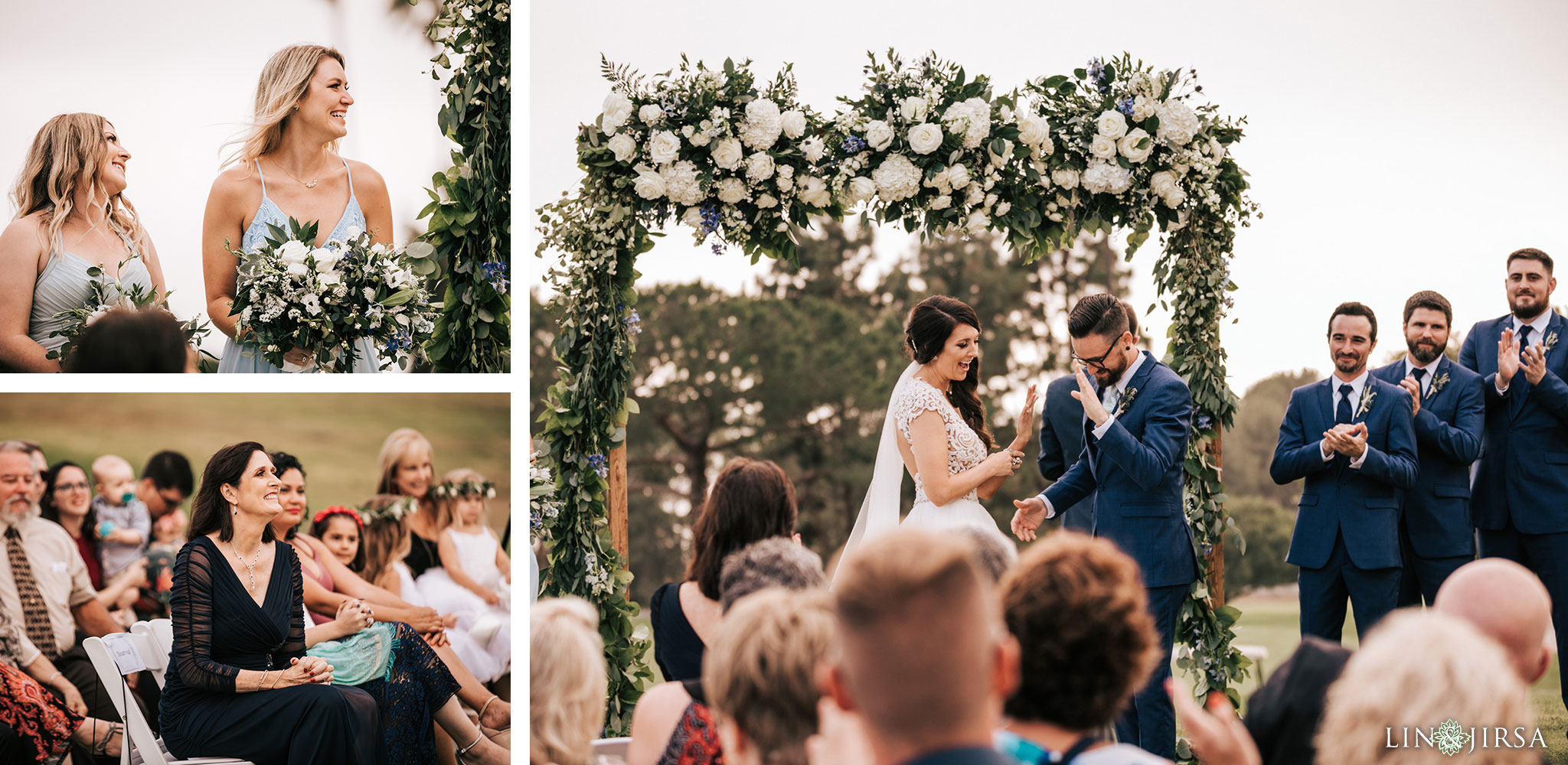 029 los verdes golf course wedding ceremony photography