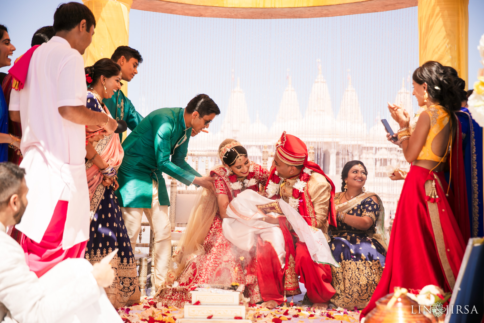 088 BAPS Swaminarayan Sanstha Chino Hills Indian Wedding Photography