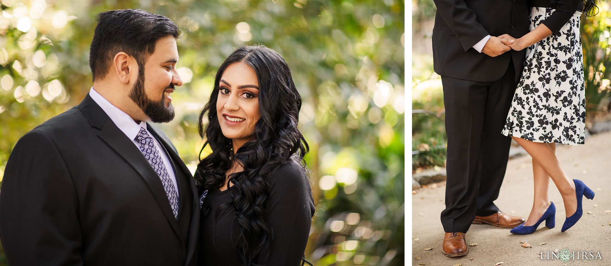 zmsantos descanso gardens los angeles county engagement session