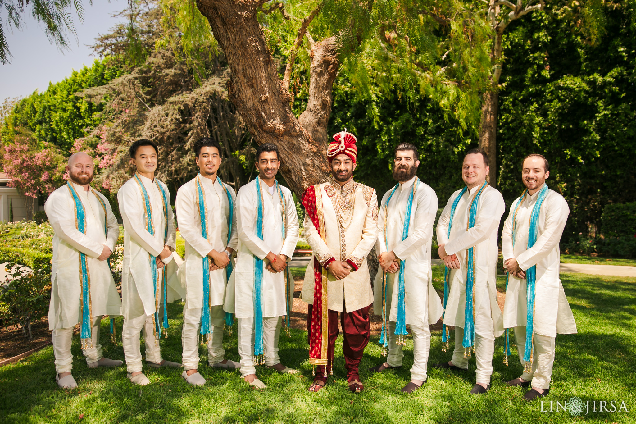 021 richard nixon library yorba linda indian groomsmen wedding photography