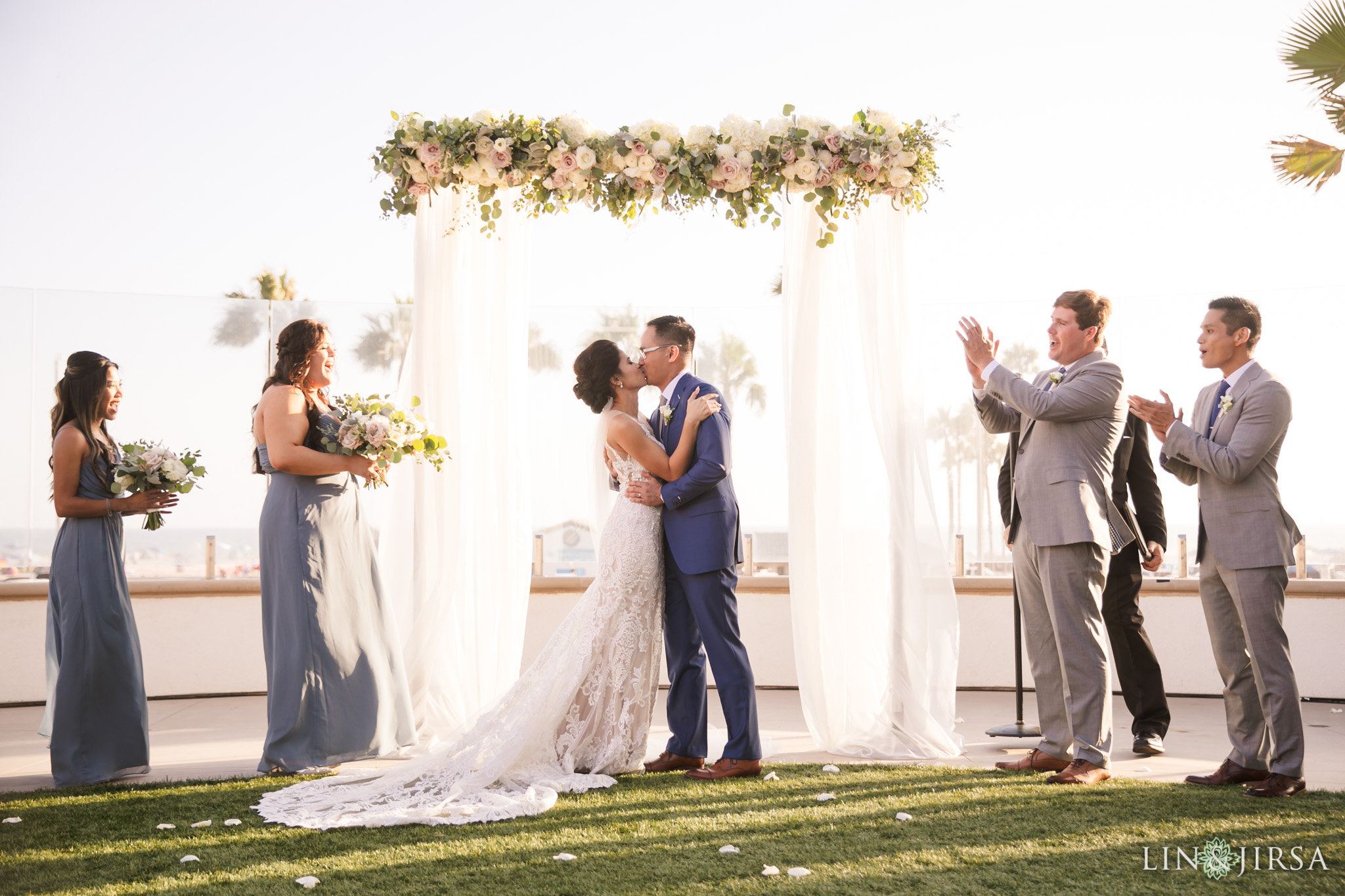 32 The Waterfront Beach Resort Huntington Beach Wedding Photography