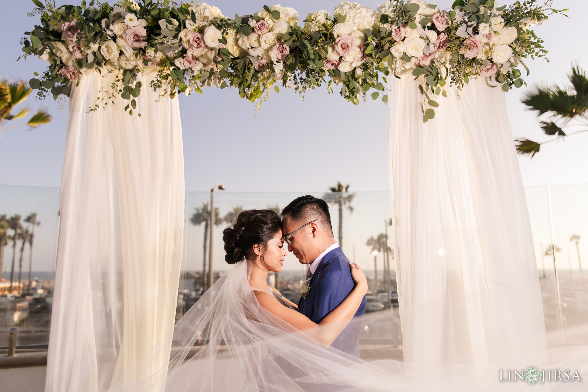 33 The Waterfront Beach Resort Huntington Beach Wedding Photography